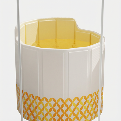 The Solstice-Pivot Folding Sanctuary: A High-Back Soak for Your Next Great Act